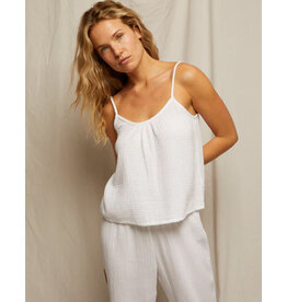 PERFECT WHITE TEE MARLO DOUBLE GAUZE TANK