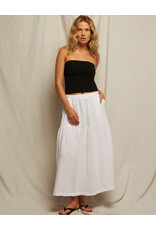 PERFECT WHITE TEE BELLA GAUZE PULL ON SKIRT PERFECT WHITE TEE BELLA GAUZE PULL ON SKIRT