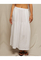 PERFECT WHITE TEE BELLA GAUZE PULL ON SKIRT PERFECT WHITE TEE BELLA GAUZE PULL ON SKIRT