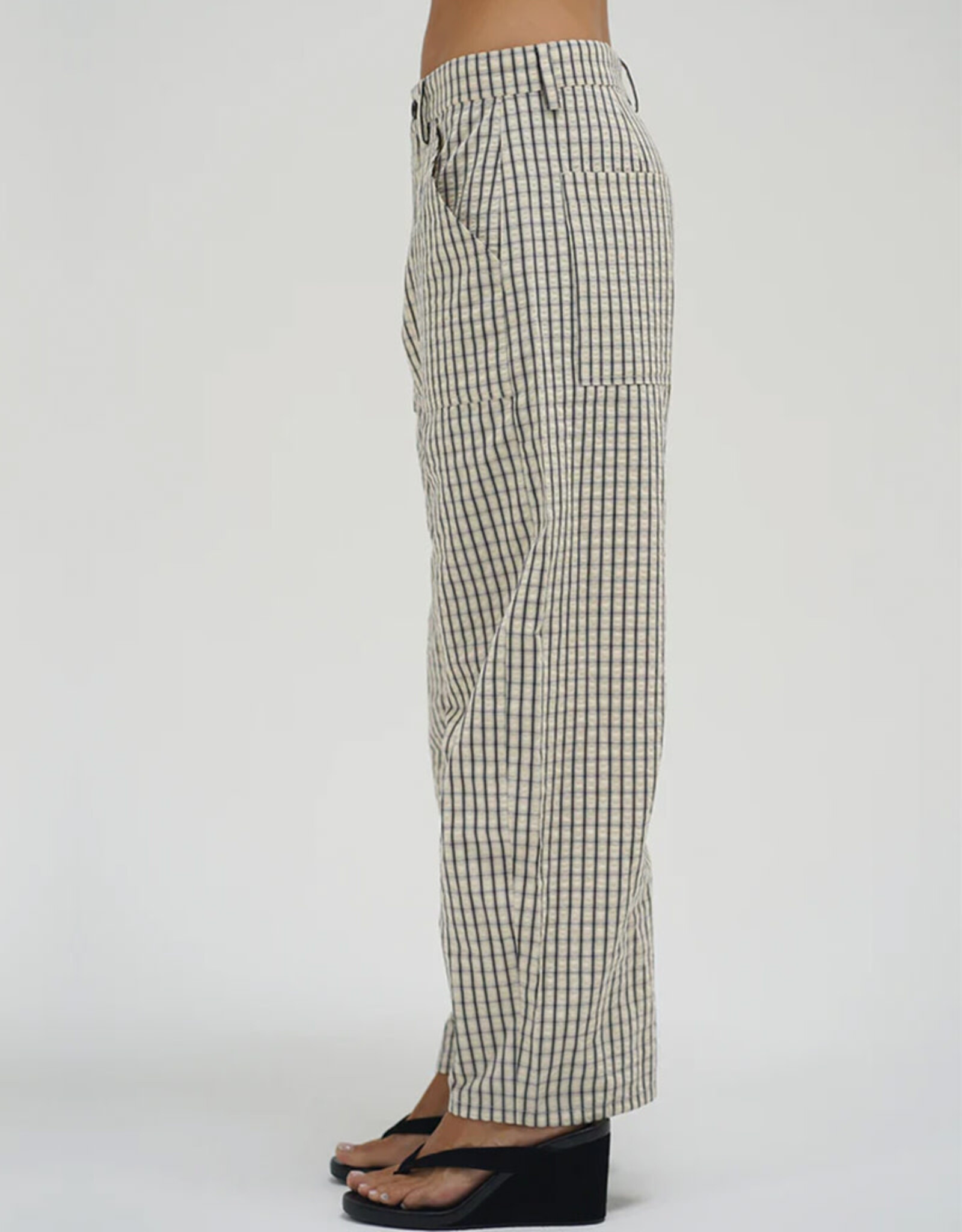 LNA CROSS CREEK PLAID PANT
