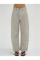LNA CROSS CREEK PLAID PANT