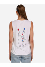 LAUREN MOSHI KEL PEACE POCKET TANK