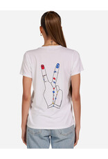 LAUREN MOSHI WOLF PEACE POCKET TEE