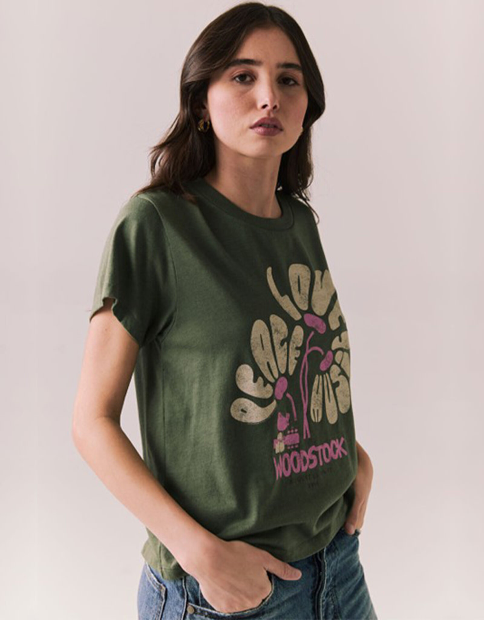 CHASER WOODSTOCK FESTIVAL FLOWER TEE