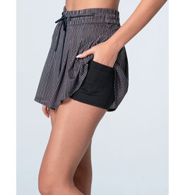 LUCKY IN LOVE HW PINSTRIPE SKIRT