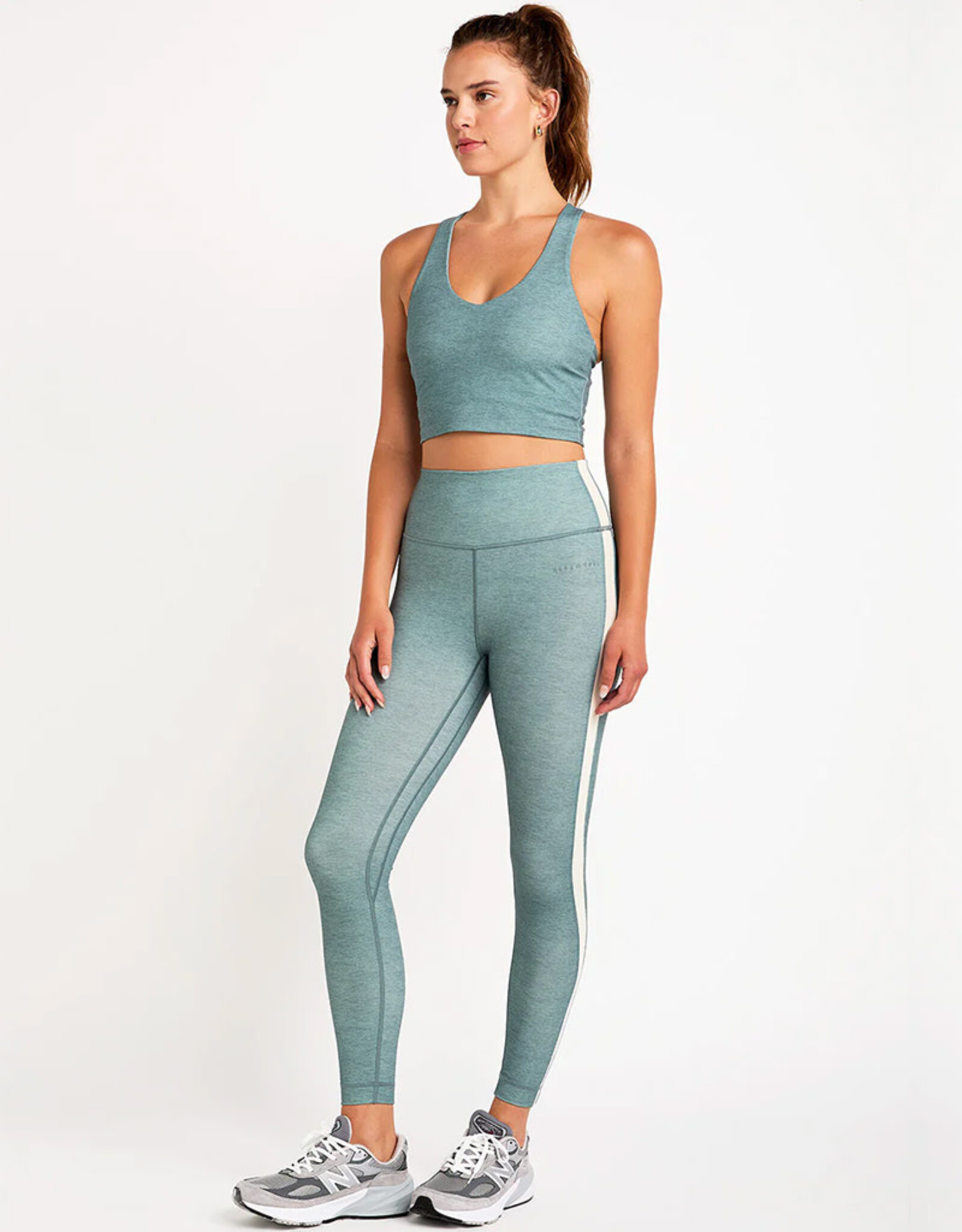 CREAM YOGA HANA 7/8 SIDE STRIPE LEGGING