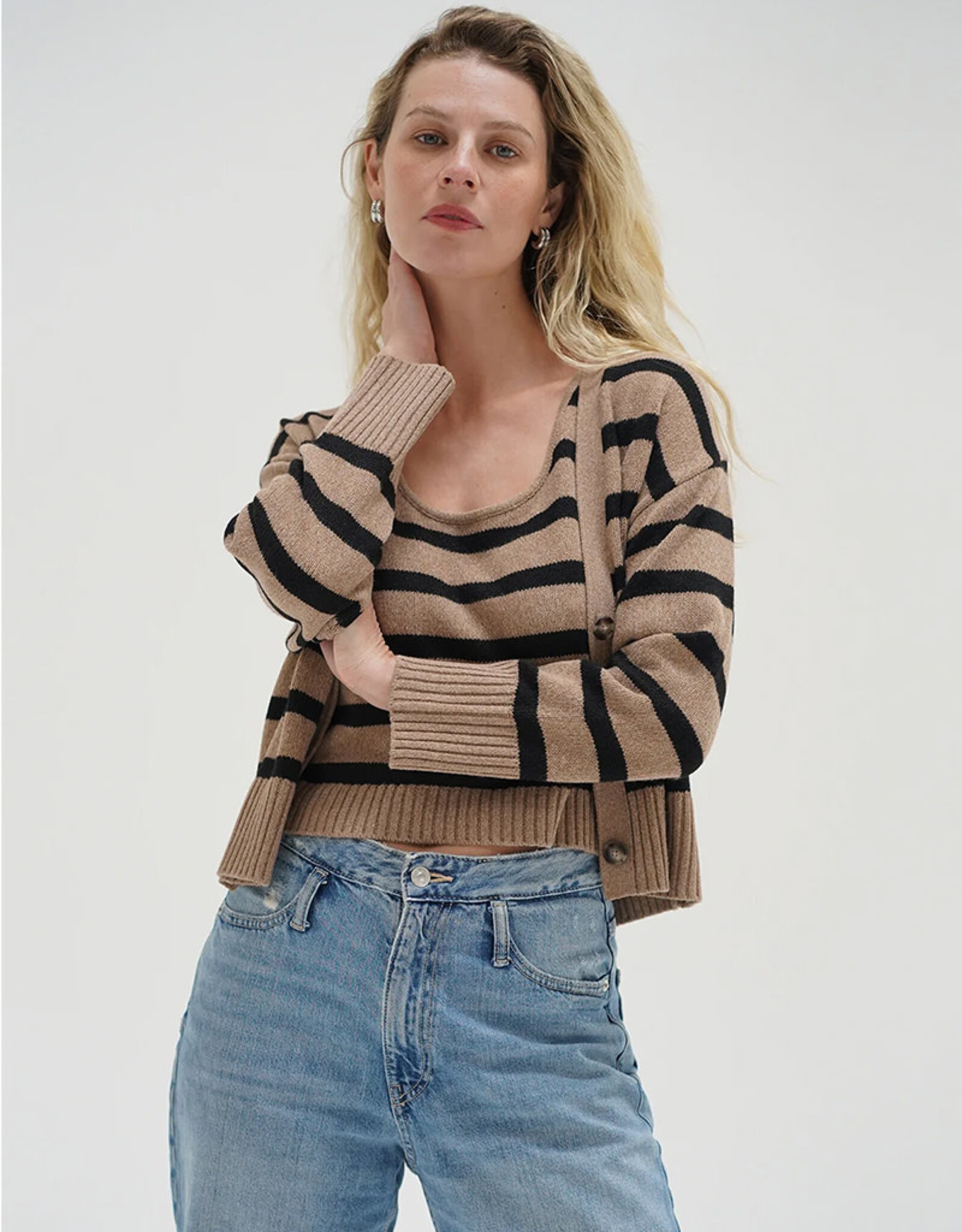LNA PIPER CARDIGAN SET