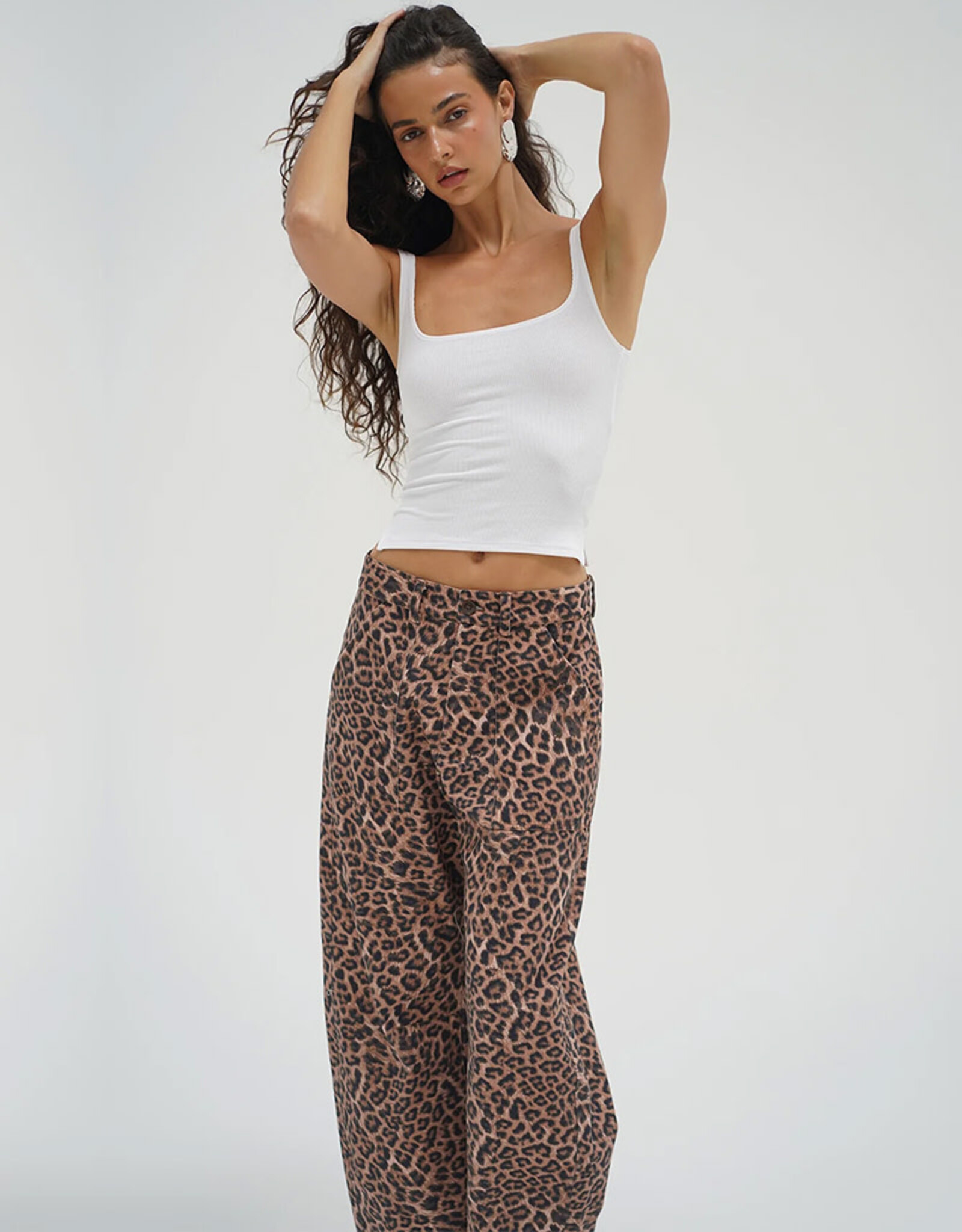 LNA CROSS CREEK LEOPARD PANT