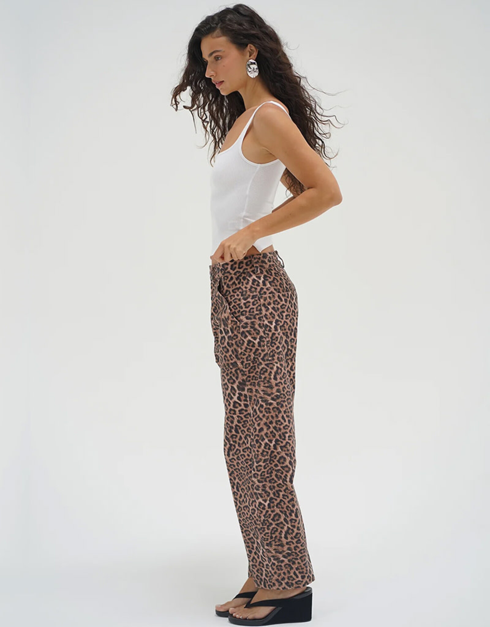 LNA CROSS CREEK LEOPARD PANT