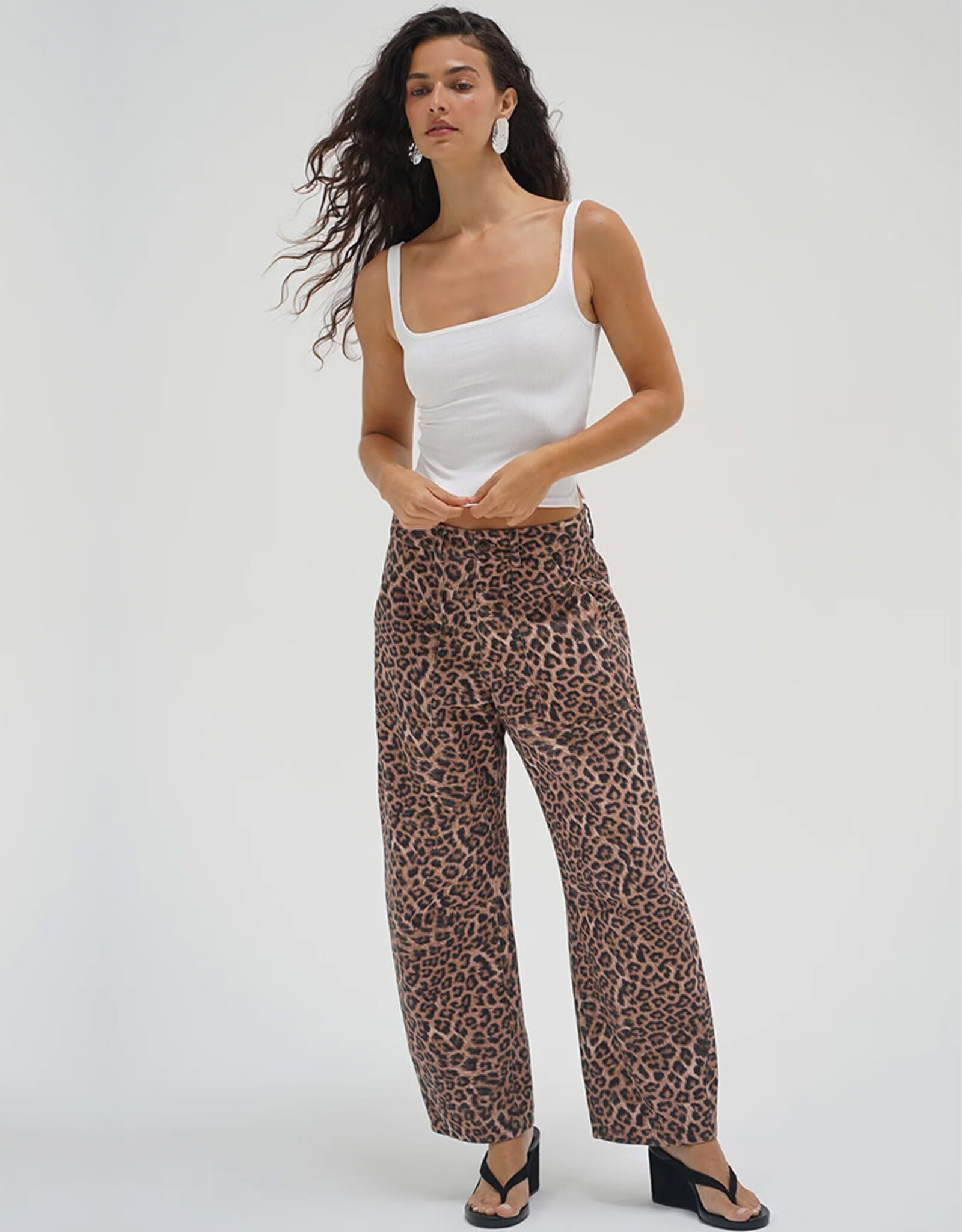 LNA CROSS CREEK LEOPARD PANT