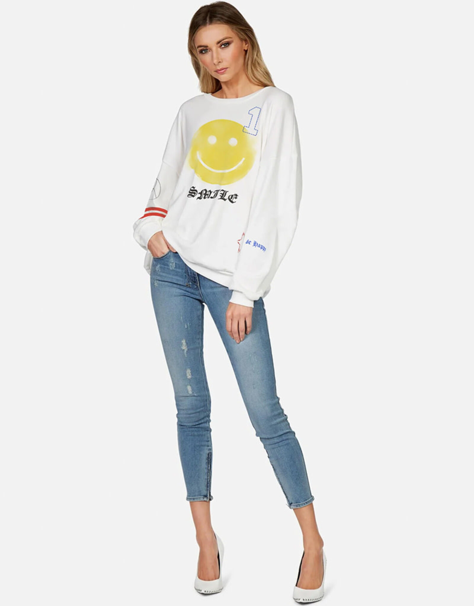 LAUREN MOSHI BABBS SPRAY HAPPYFACE ELEMENTS