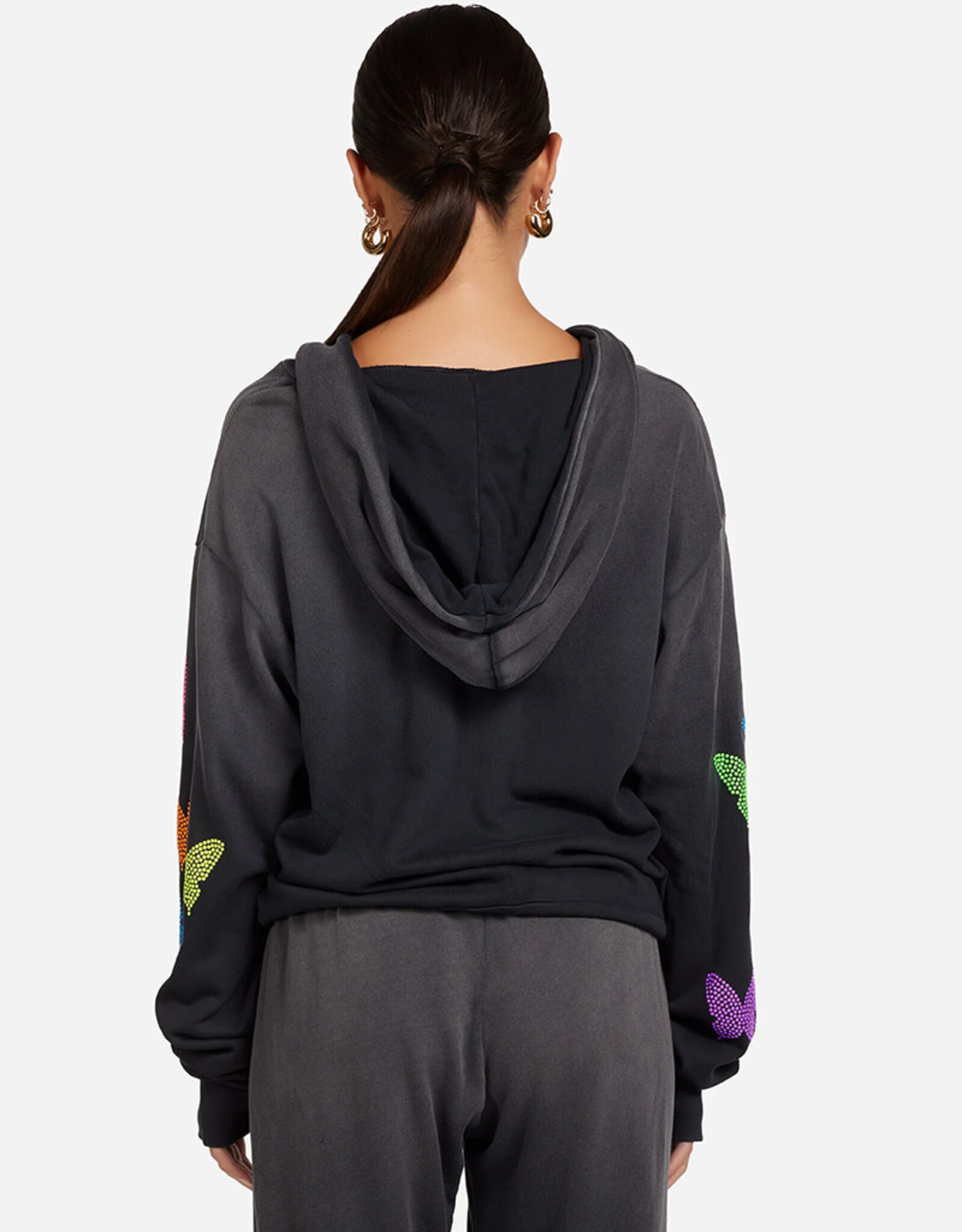 LAUREN MOSHI HEZLY NEON STUD BUTTERFLIES