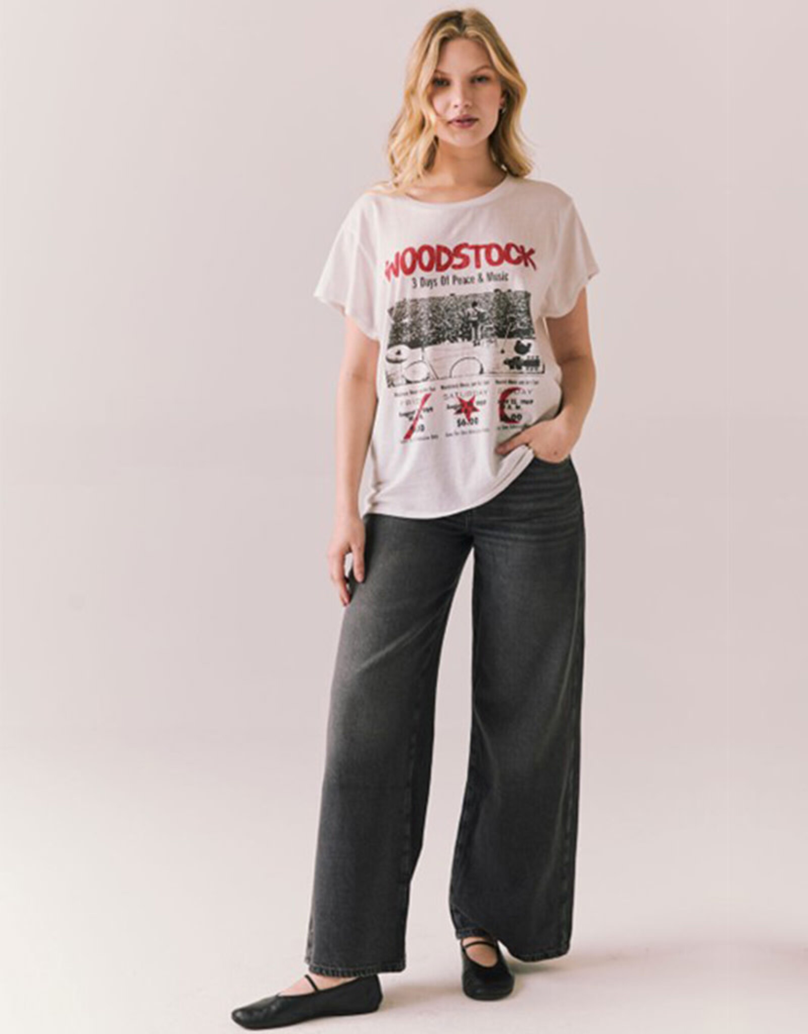 CHASER WOODSTOCK PEACE & MUSIC TICKET TEE