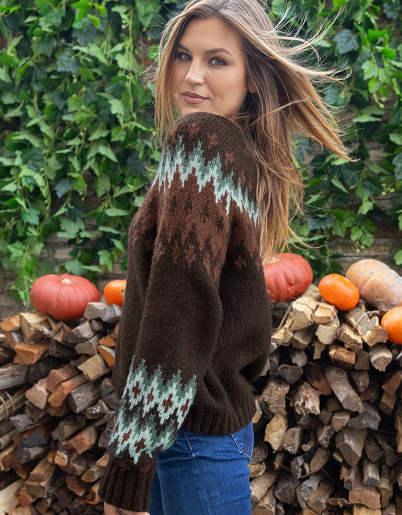 WOODEN SHIPS JAXON FAIR ISLE CHUNKY