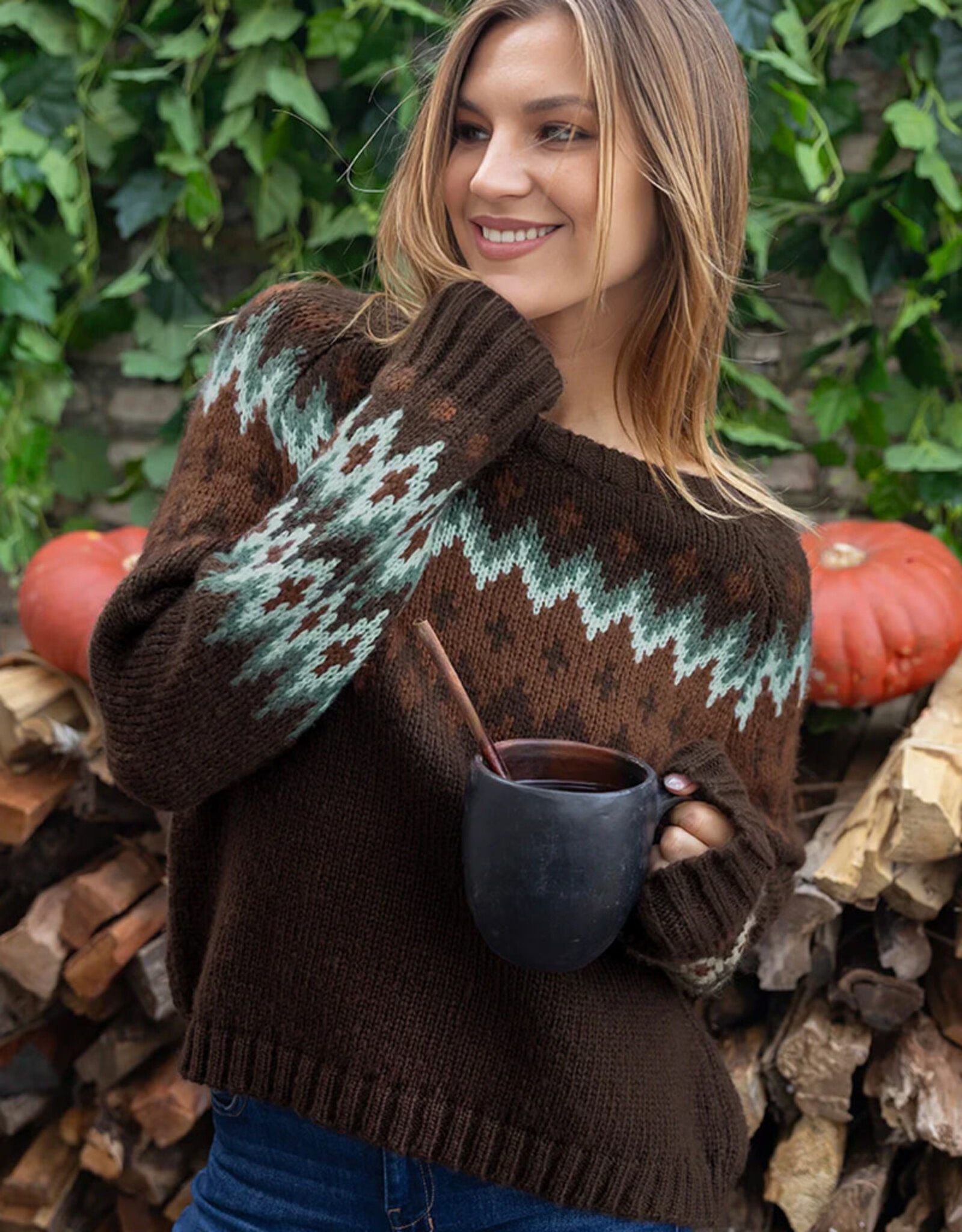 WOODEN SHIPS JAXON FAIR ISLE CHUNKY