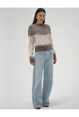 LNA TALI FAIR ISLE SWEATER