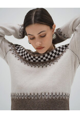 LNA TALI FAIR ISLE SWEATER