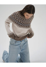 LNA TALI FAIR ISLE SWEATER