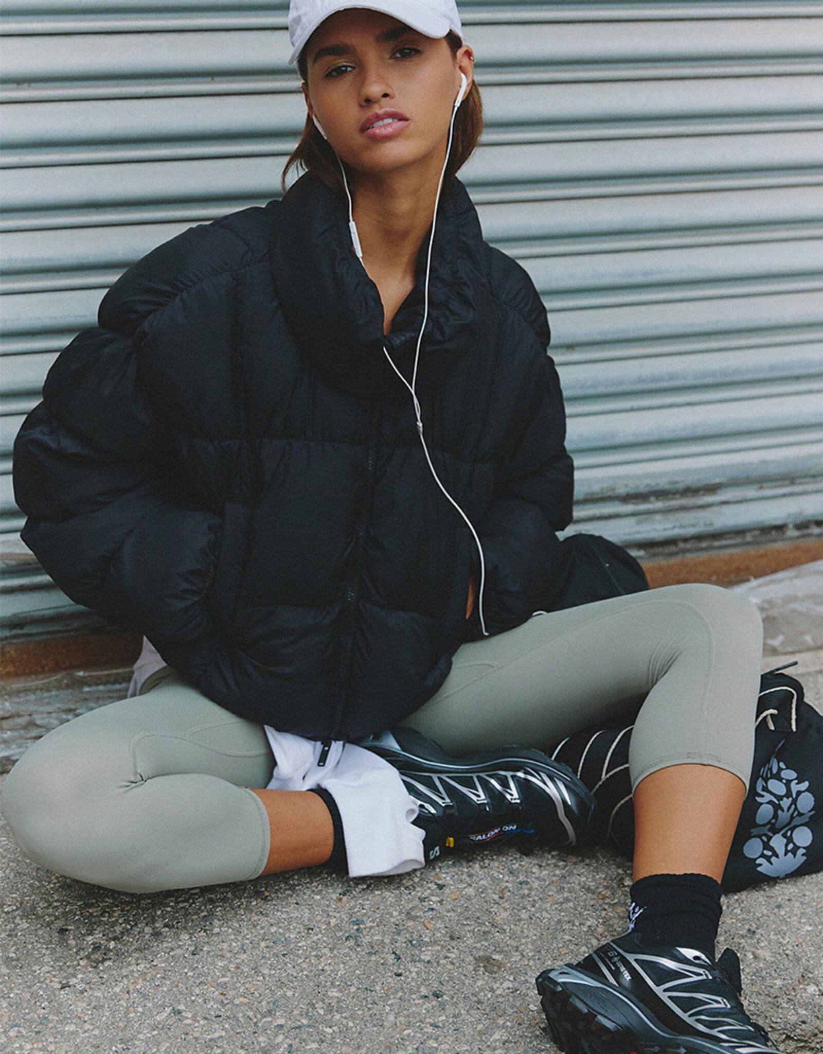 FP MOVEMENT IN A BUBBLE PUFFER JACKET