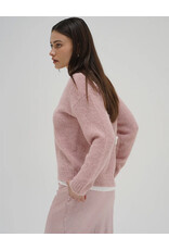 LNA SIENNA FUZZY DOUBLE LAYER SWEATER