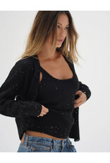 LNA SPARKLE KNIT CARDIGAN SET