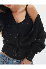 LNA SPARKLE KNIT CARDIGAN SET
