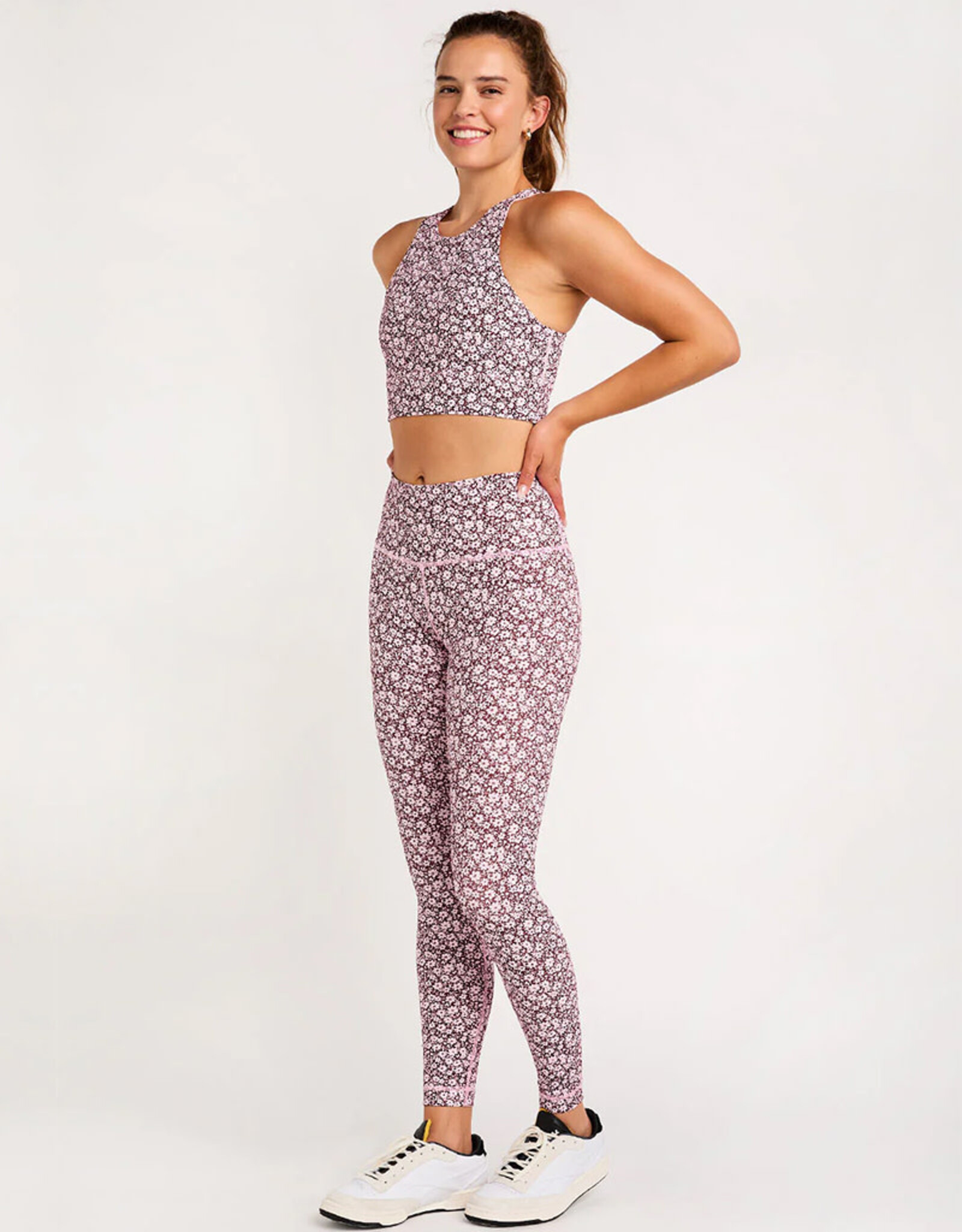 CREAM YOGA NANCY RIBBED LEGGING