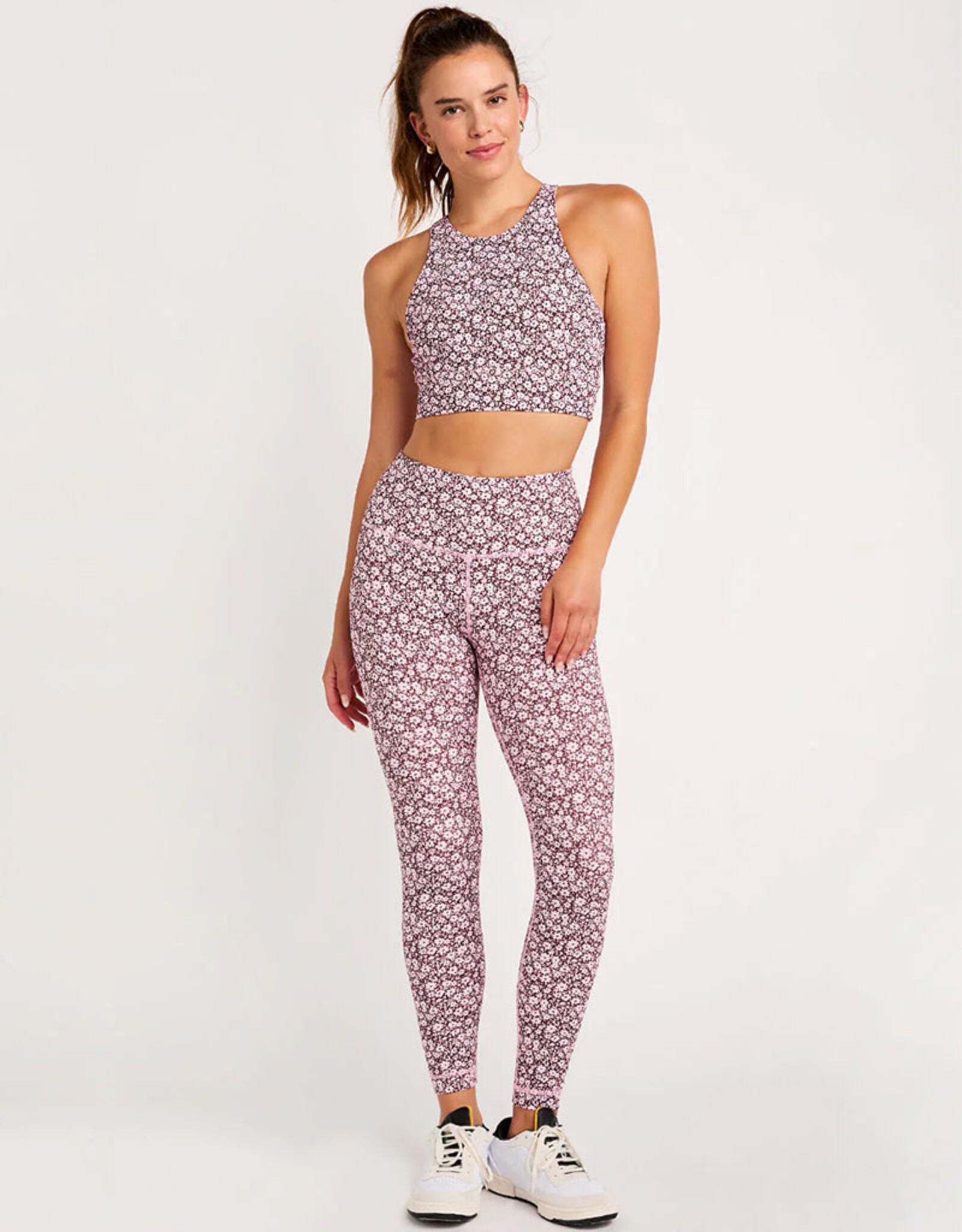 CREAM YOGA NANCY RIBBED LEGGING