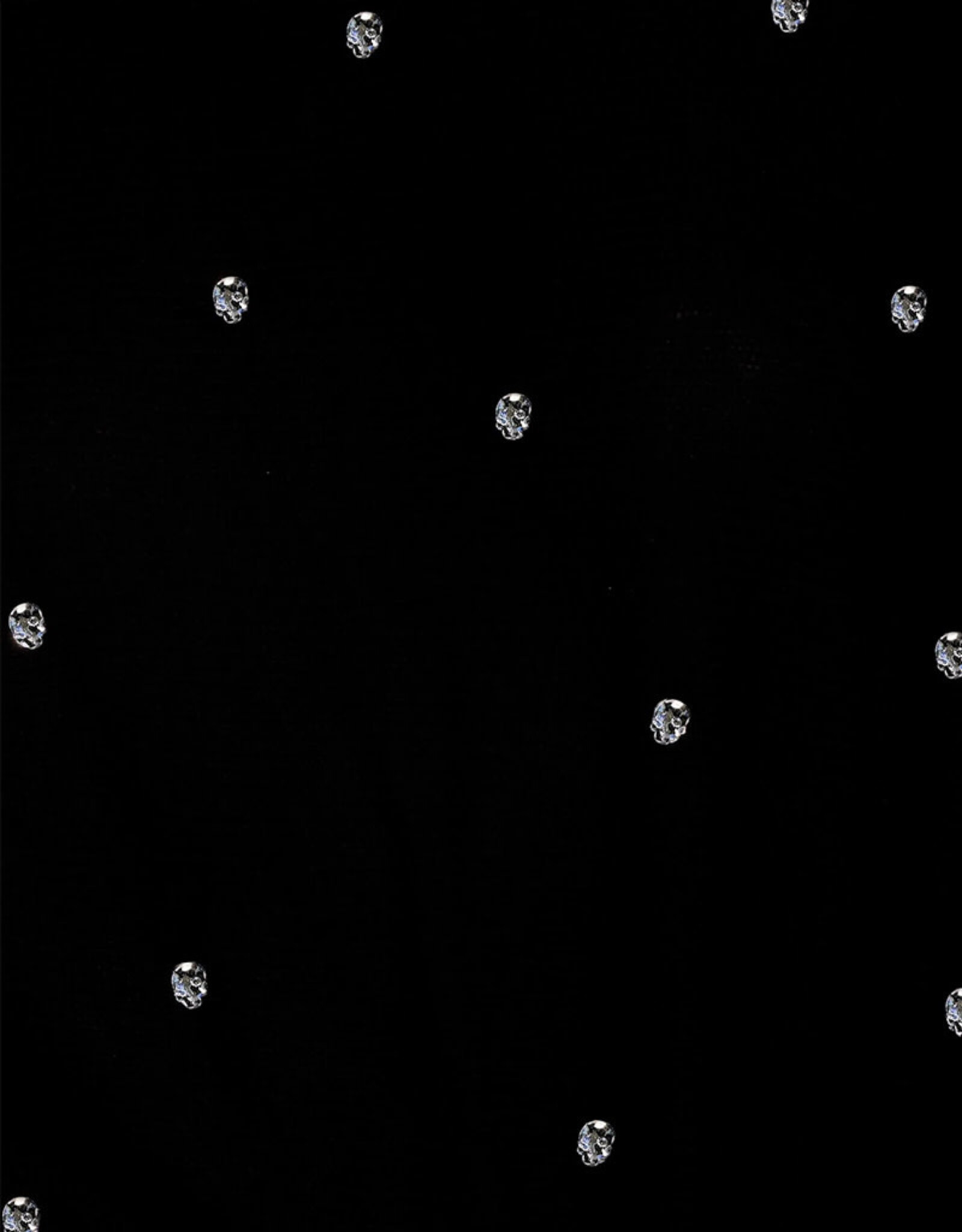 LAUREN MOSHI WOLF SKULL CRYSTALS TEE