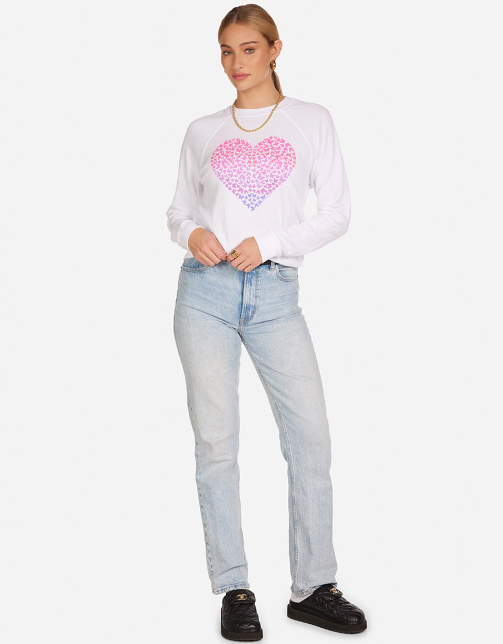 LAUREN MOSHI ANELA-OMBRE BUTTERFLY HEART