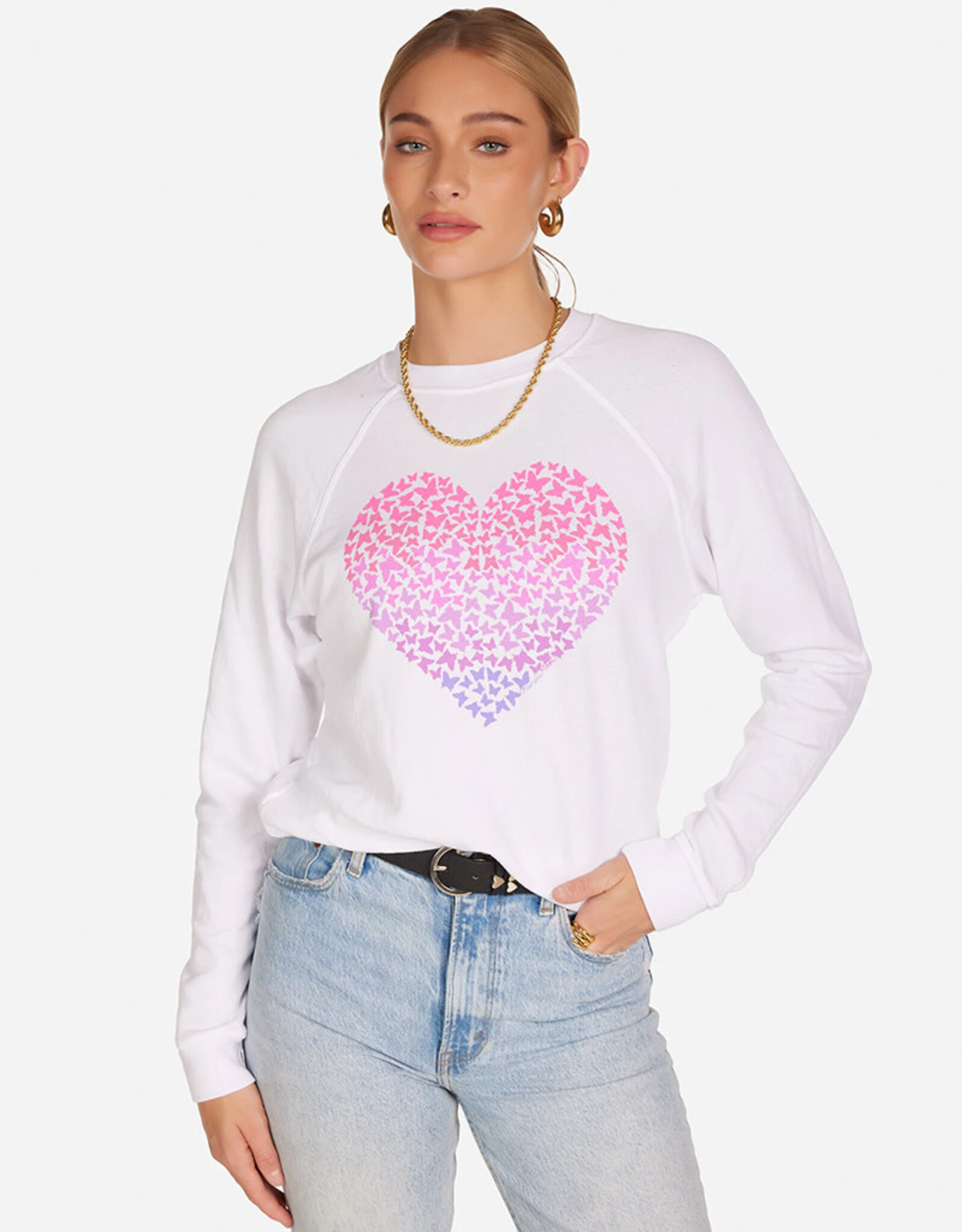 LAUREN MOSHI ANELA-OMBRE BUTTERFLY HEART