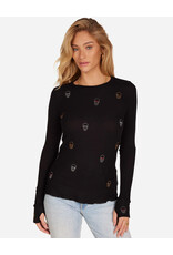 LAUREN MOSHI MCKINLEY-STUD HEART EYE SKULLS