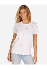 LAUREN MOSHI WOLF-STUD HEART EYE SKULLS