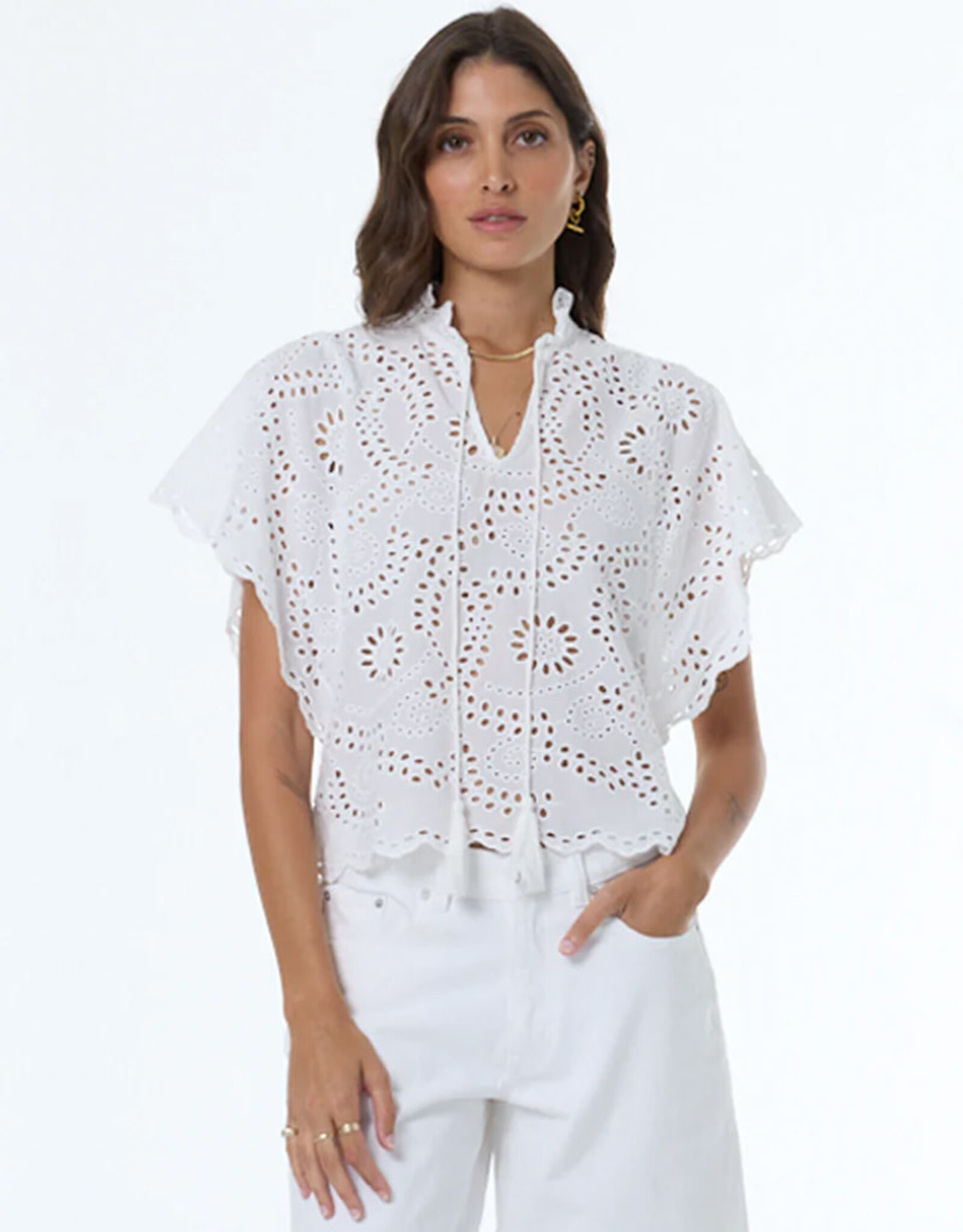 YOUNG FABULOUS & BROKE ISSEY TOP