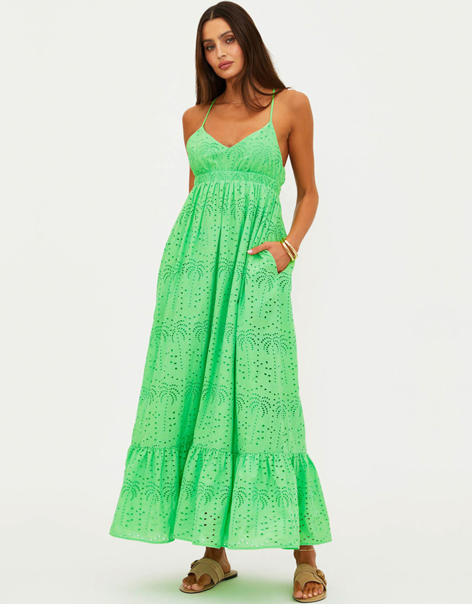 BEACH RIOT BEACH RIOT RUTHIE EYELET DRESS