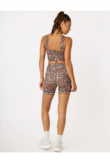 CREAM YOGA LEAH CROSS NECK BRA TOP