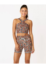 CREAM YOGA LEAH CROSS NECK BRA TOP