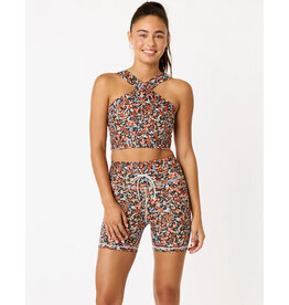 CREAM YOGA LEAH CROSS NECK BRA TOP