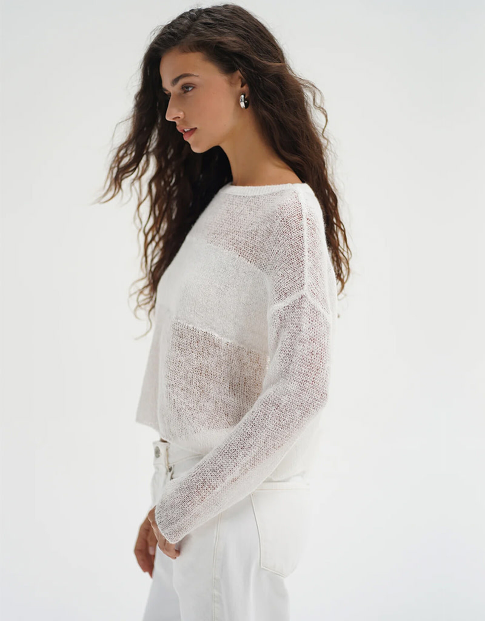 LNA BENFORD ILLUSION SWEATER