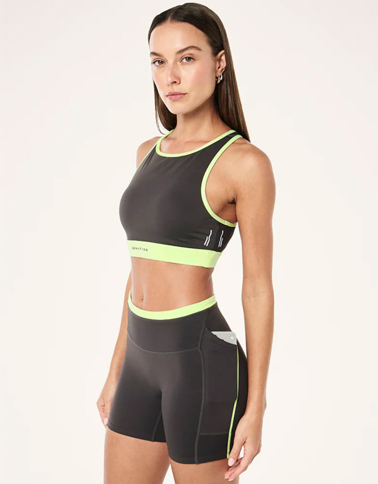 PE NATION RAPID HIGH NECK BRA