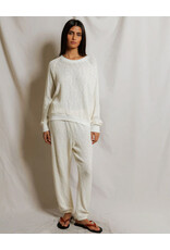 PERFECT WHITE TEE AULANI SUMMER MESH LS CREW NECK