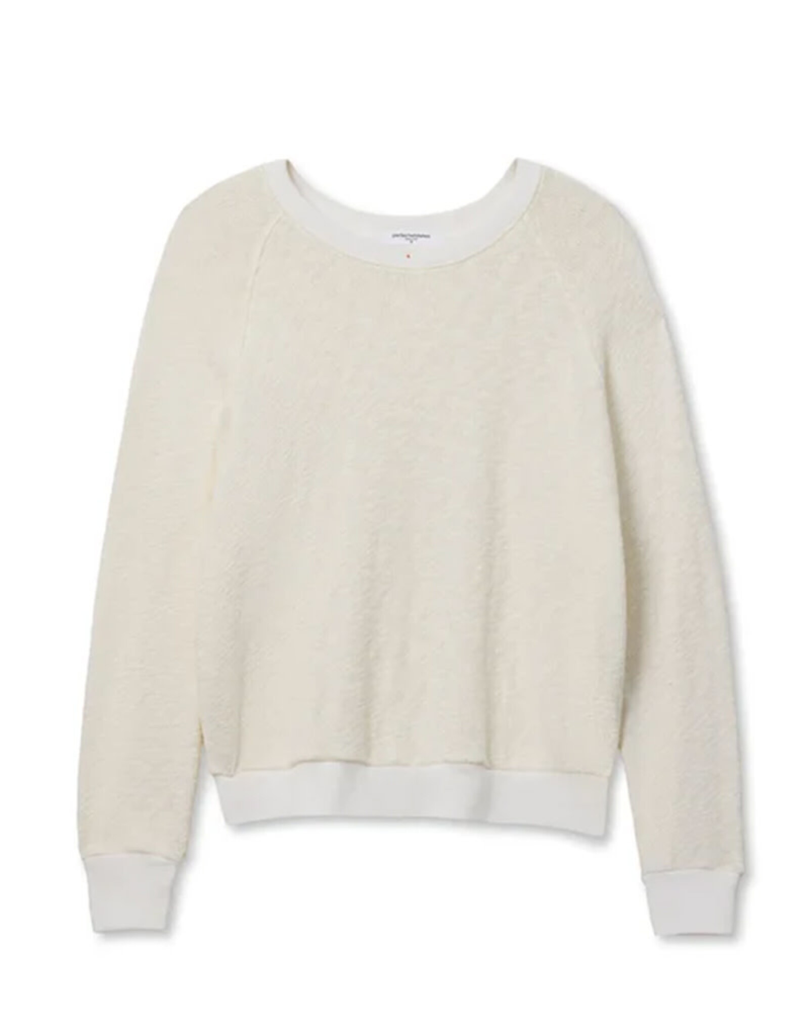 PERFECT WHITE TEE AULANI SUMMER MESH LS CREW NECK