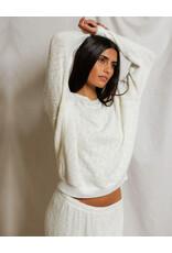 PERFECT WHITE TEE AULANI SUMMER MESH LS CREW NECK