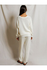 PERFECT WHITE TEE AULANI SUMMER MESH LS CREW NECK