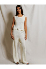 PERFECT WHITE TEE LEILANI MESH STRAIGHT LEG PNT