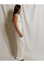 PERFECT WHITE TEE LEILANI MESH STRAIGHT LEG PNT
