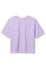PERFECT WHITE TEE KENNEDY FLEECE SS CREW NECK SWEATSHIRT