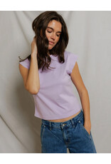 PERFECT WHITE TEE PORTER CAP SLEEVE TEE