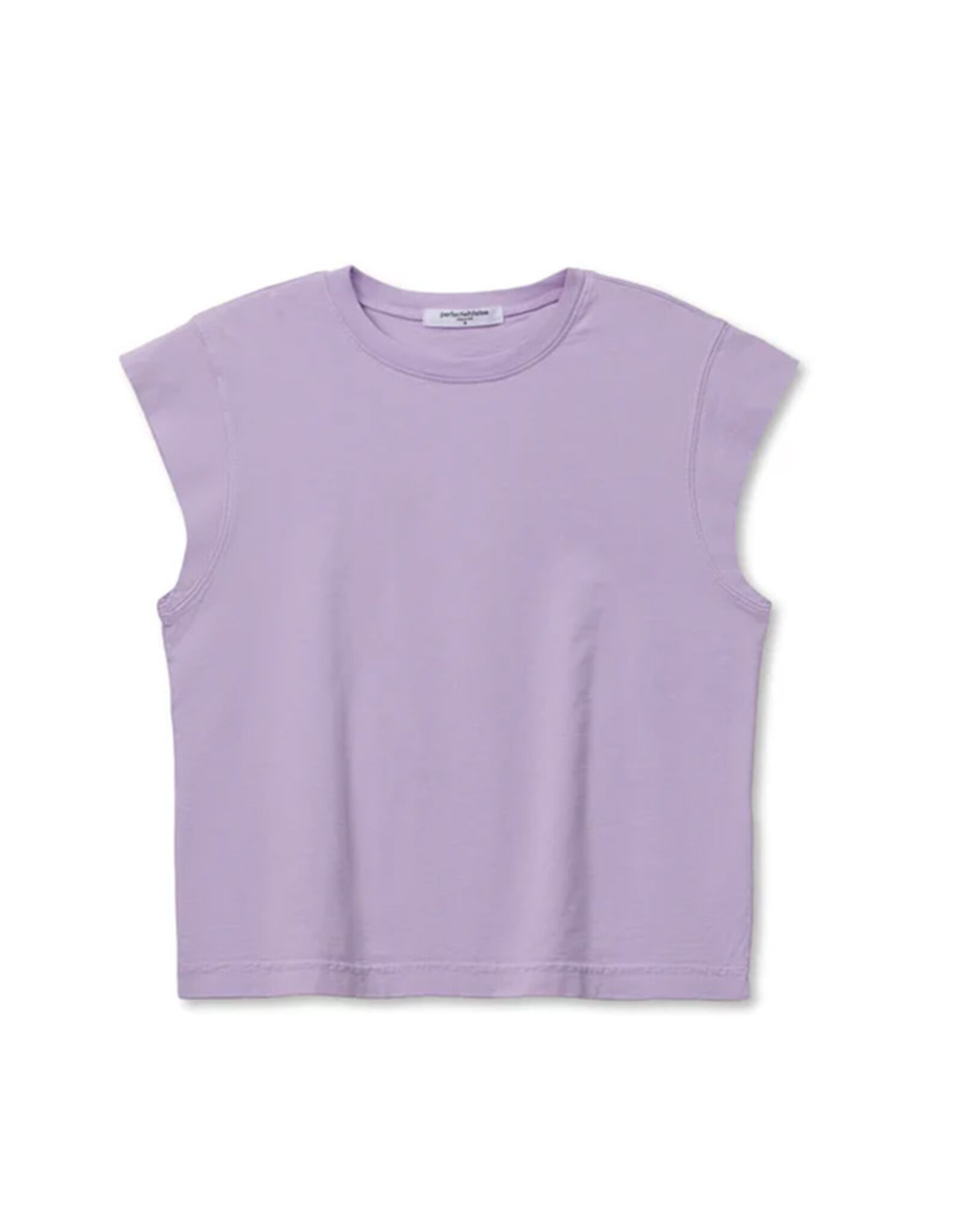 PERFECT WHITE TEE PORTER CAP SLEEVE TEE