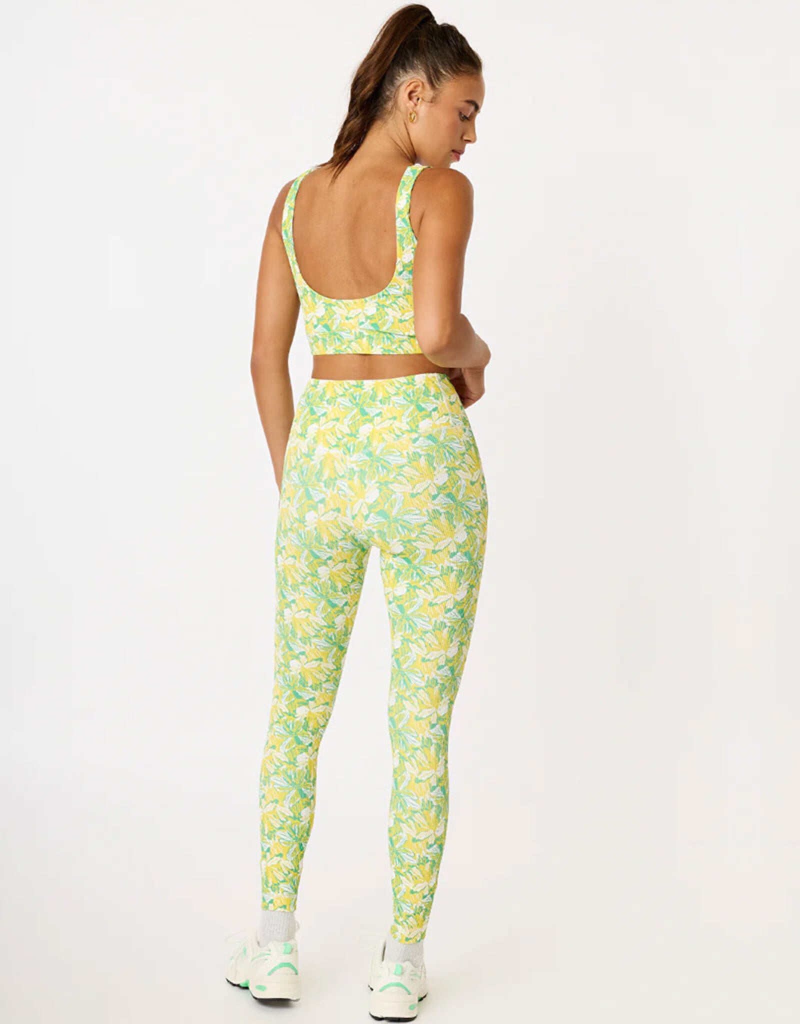 CREAM YOGA NANCY RIBBED LEGGING